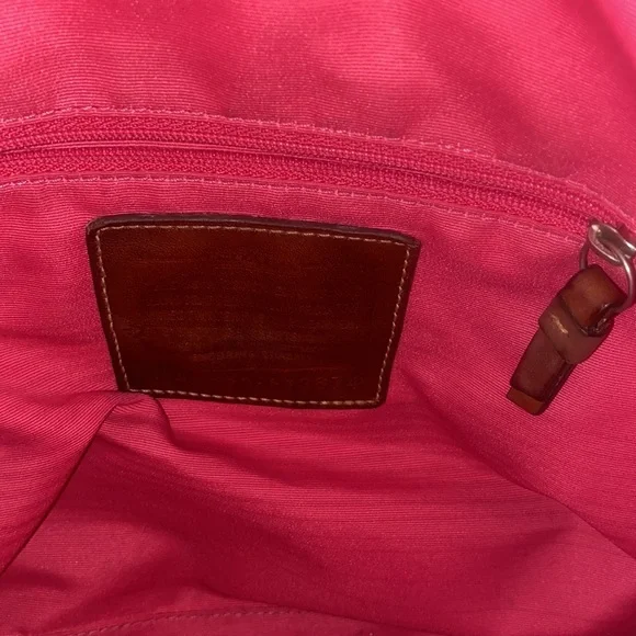 SOLD Coach F13674 Signature Stripe Bag - Picture 4 of 6